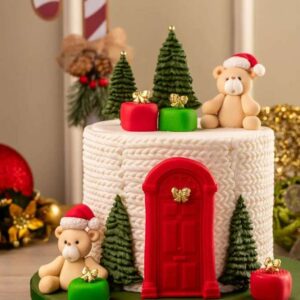 Bolo Ursinhos de Natal