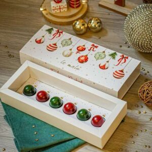 Caixa Bolas de Natal Gourmet