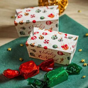 Caixinha Bolas Natalinas - 2 Bombons