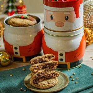 Lata Papai Noel: Cookies & Bombons