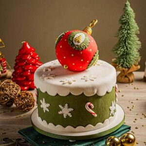 Bolo Bola de Natal